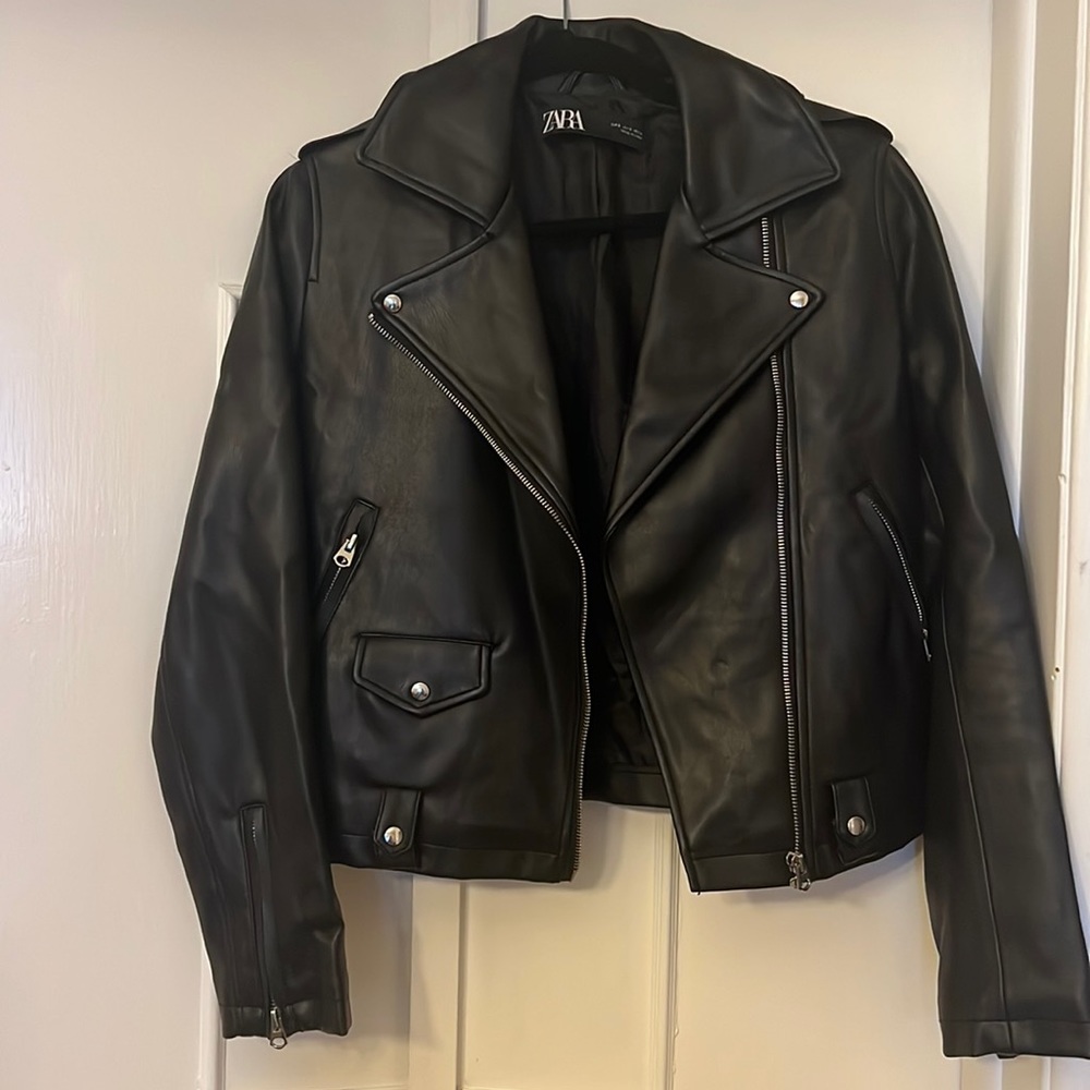 Zara Moto leather jacket